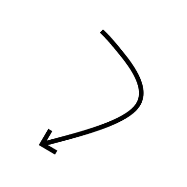 Hand drawn arrow